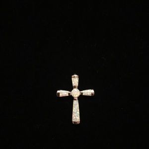 Sterling silver cross necklace